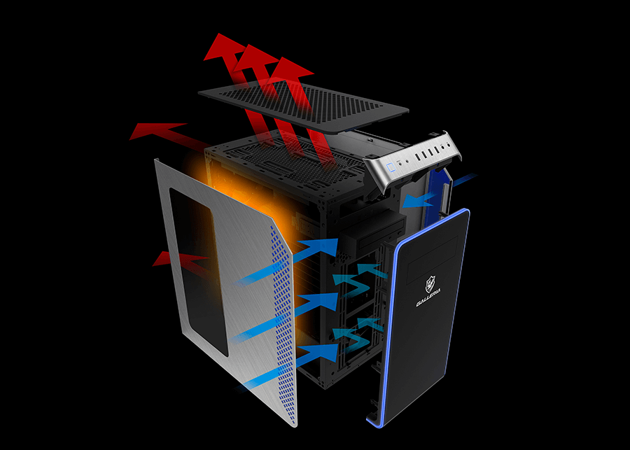 GALLERIA 新ケース 最強のエアフロー
