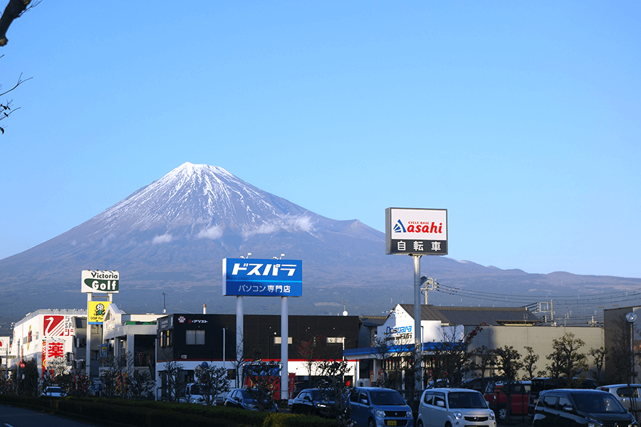 富士山がキレイ