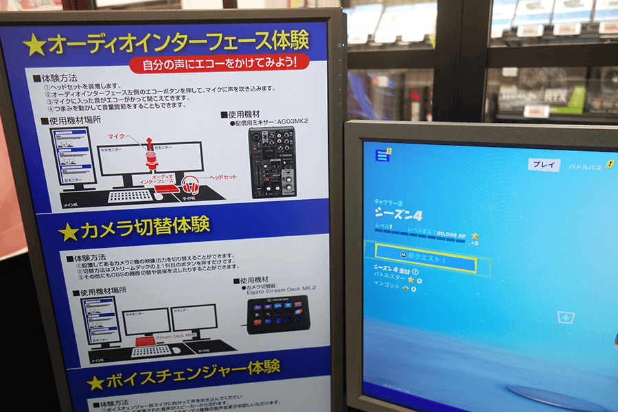 各体験についてやり方