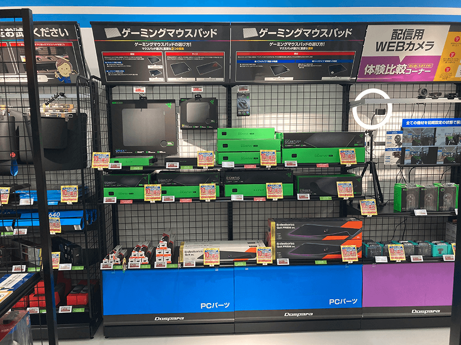 Razerのゲーミングマウスパッド