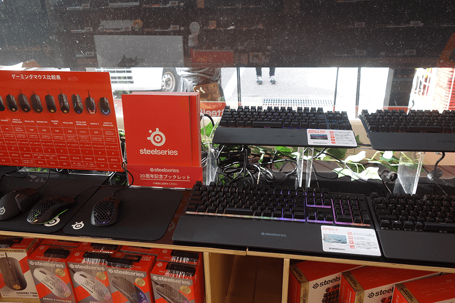 steelseries ゲーミングデバイス展