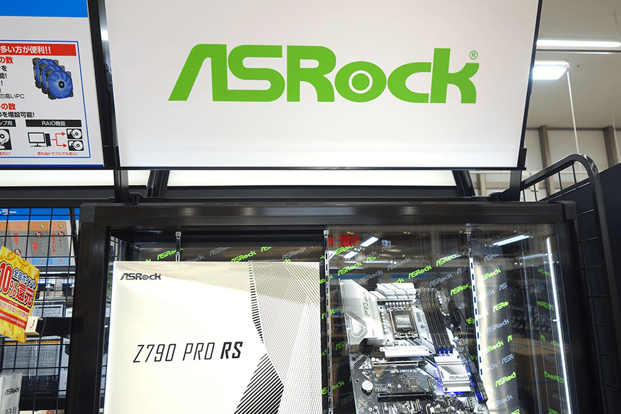 ASRock のマザーボードのコーナー