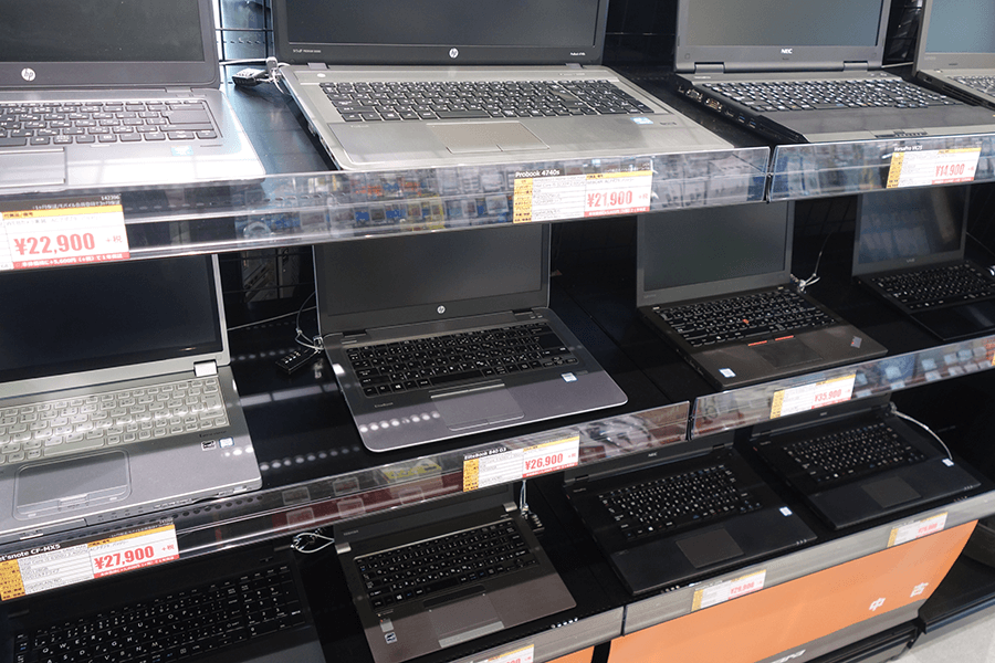 メーカー製中古ノート