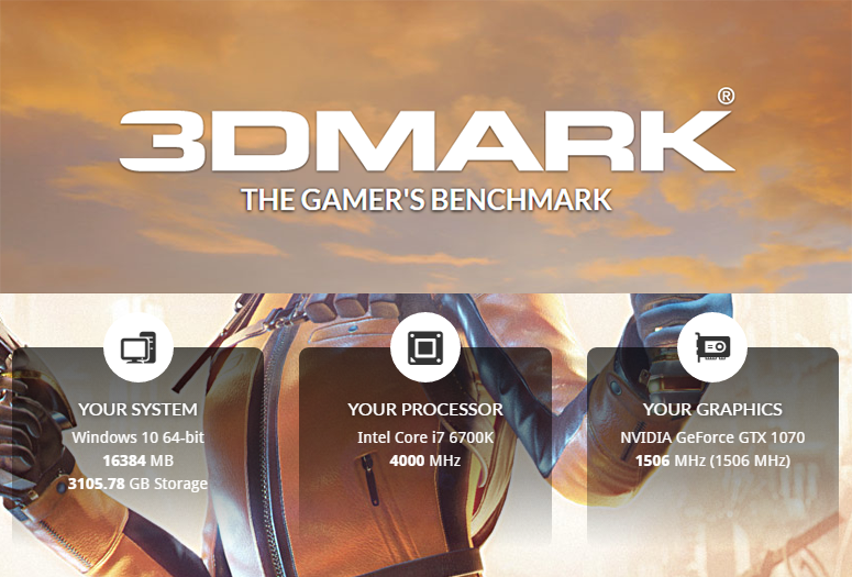 3DMARK ベンチマーク測定スコア