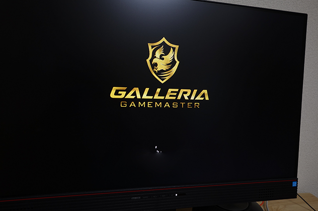 起動画面にもGAMEMASTERのロゴが。
