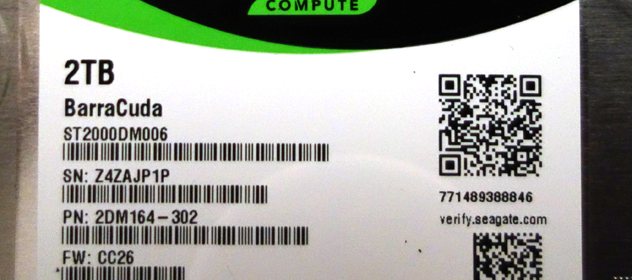 SEAGATE ST2000DM006-2DM164 2000.3 GB ベンチマーク結果