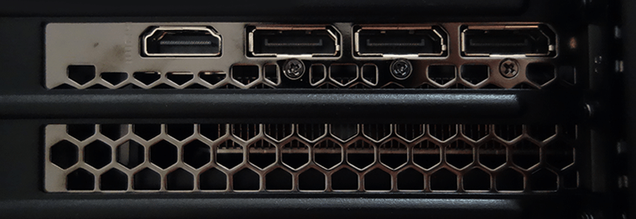 Palit GeForce RTX 3090 GamingPro のインターフェース