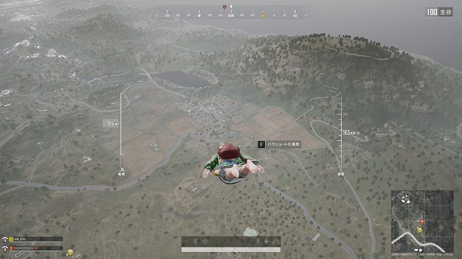 PUBGをプレイした体感とFPS値（ウルトラ・高い・中型で3回プレイ）